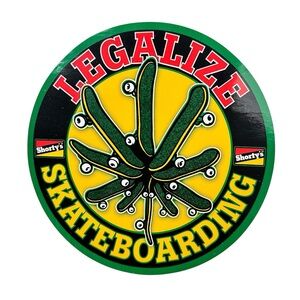 Shorty's Skateboarding Legalize It 6" Sticker Chad Muska